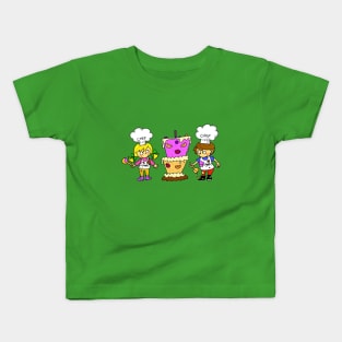 cute bakery chefs Kids T-Shirt